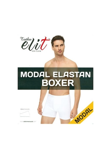 6'Lı Paket Tutku Elit 1251 Modal Elastan Erkek Boxer