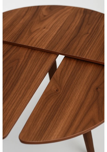 Roma 3'lü Zigon Sehpa %100 Mdf Yarım Ay Ahşap/urartu