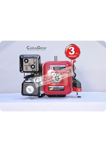 Goldmoto Gm200E Benzinli Motor 6.5 Hp Marşlı Krank Mili Kamalı