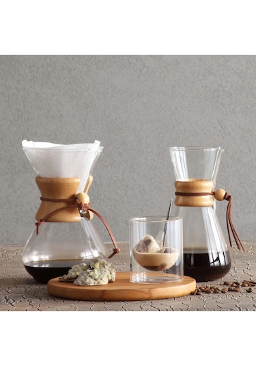 Jumbo Chemex Glory Cam Kahve Demleme Ekipmanı 1500 ml