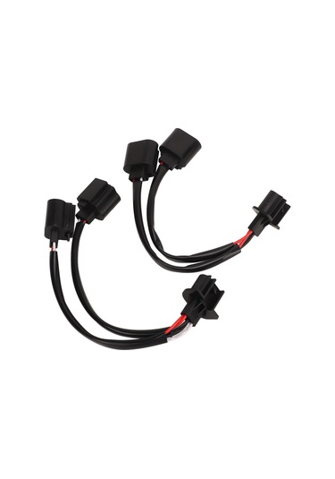 Youtek 2 Adet H13/9008 Truck Ve Pickup İçin Led Far Kablosu, Erkekten Dişeye Çevirici, Tekden İkiye Bölücü, Plug & Play, Uzun Ömürlü Bakır Çekirdekli Bağlantı