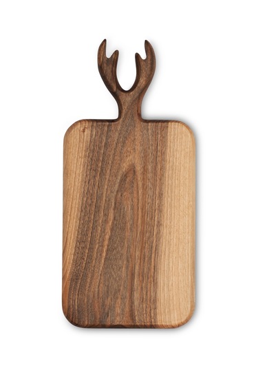 Yekpare Masif Ahşap Sunum Tahtası Kesme Tahtası Ceviz Medium 2