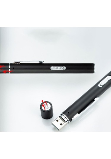 Işık Kalemi Fener Kalem Işıklı Kalem Yaka Kalemi Doktor Kalem Siyah