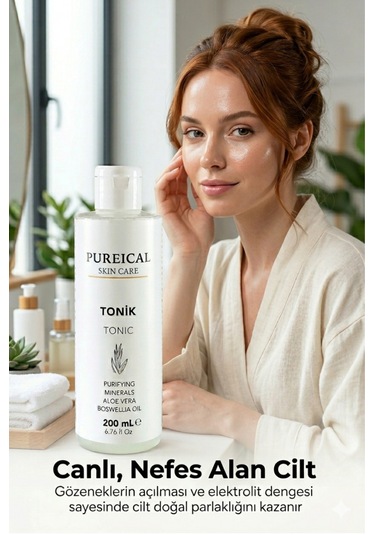 Pureical Aloe Vera & Sığla Yağı İçerikli Tonik 200 ML