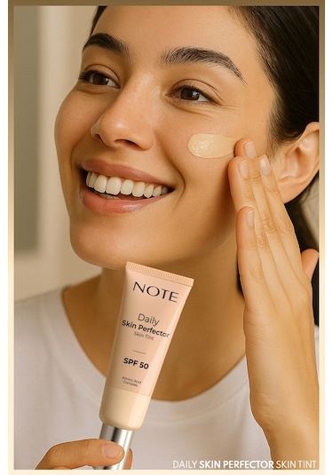 Note Cosmetics Daily Skin Perfector Skin Tint Spf 50 Ton Eşitleyici Doğal Bitişli Renkli Nemlendirici - 140