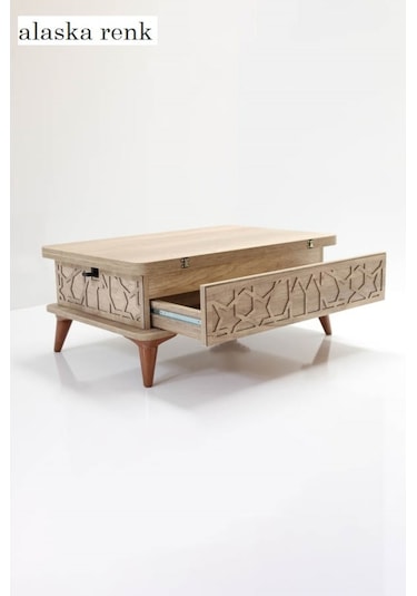 Kolexonline Akıllı Sihirli Sehpa 3 Kademeli Orta Sehpa Yemek Masa