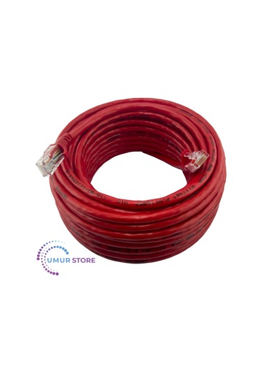 30 Cm-santimetre Cat6 Network-ağ-ethernet Kablosu Kırmızı