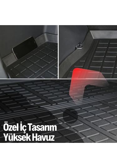 Reyyzen Citroen C-Elysee Paspas+Bagaj Havuzu 2012 Sonrası
