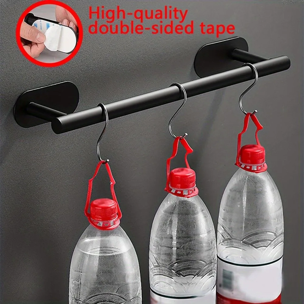 Xiyyadms Stainless Steel Yıkama Havlu Rafı Gümüş , Otomatik Yapışkan, Delme Dirençli, Kolay Kurulum, Evini Düzenli Tutar - 40 Cm Gümüş