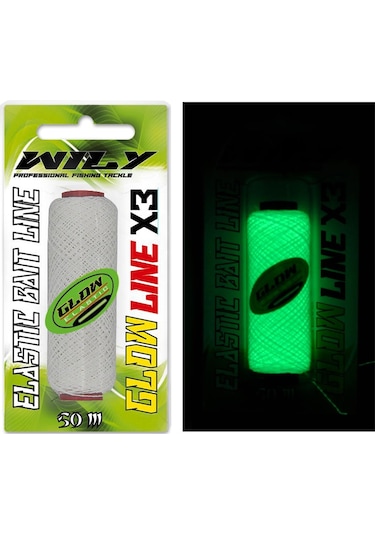 Wily Fosforlu (Glow) Elastik Yem İpi 50 mt