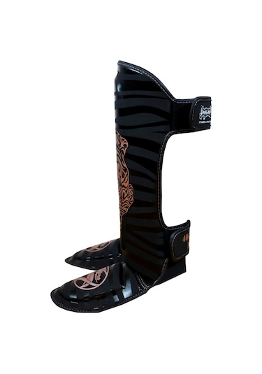 Dragondo 40713-p Tiger Kaval Ayak Koruyucu Muay Thai Kick Boks Kaval Koruyucu Siyah