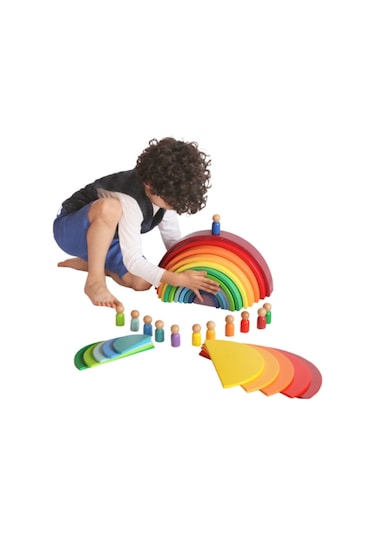 Woodnjoy Waldorf 12'li Gökkuşağı Seti