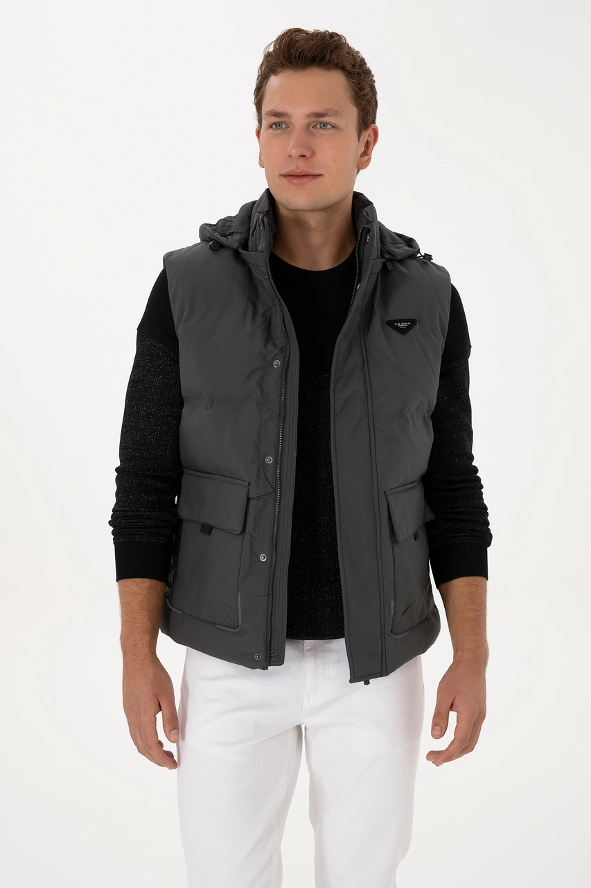 U.s. Polo Assn. Erkek Gri Yelek Dokuma 50310317-vr024 Gri