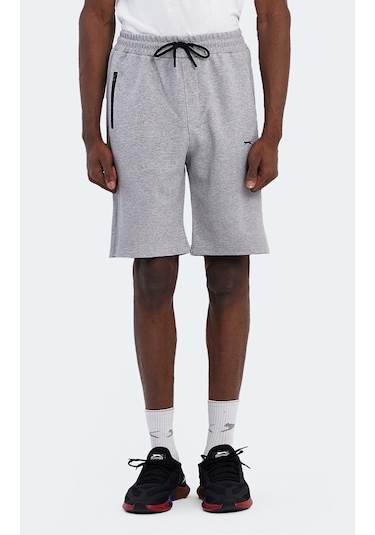 Slazenger KAARLO Erkek Cepli Gri Şort