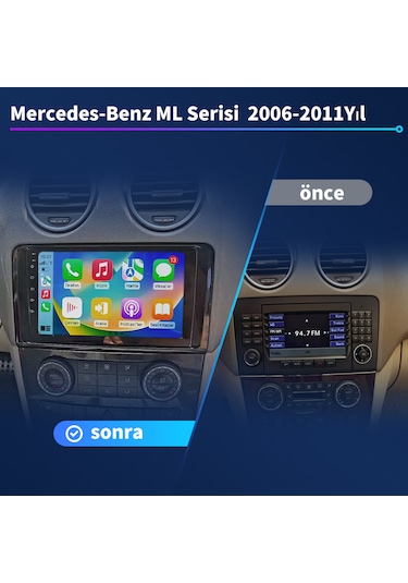 Mercedes-benz Ml Serisi 2006-2011yıl 2gb Ram 32gb Rom Carplay