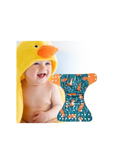 Geekyou Bebek Eğitimi Bezi - Su Geçirmez, Nefes Alır, Yıkama Uygun, Ultra Emici - 4 Adet, 36-46cm Genişlik Aralığı 3 - 4 Numara