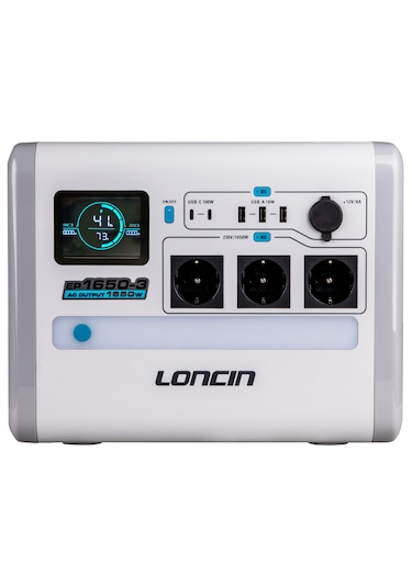Loncin Ep1650-3 Taşınabilir Güç İstasyonu 1024wh