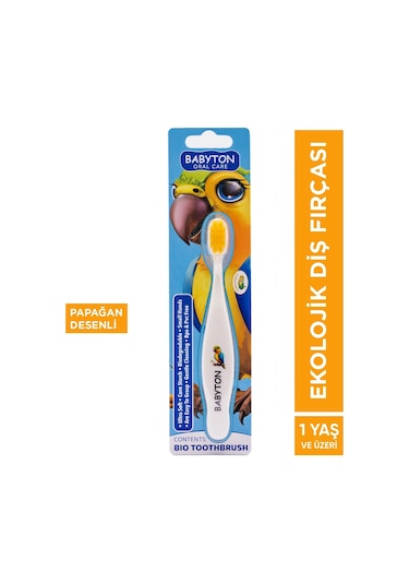 Babyton Panda Papağan Zebra Bio Diş Fırçası 3'lü Set