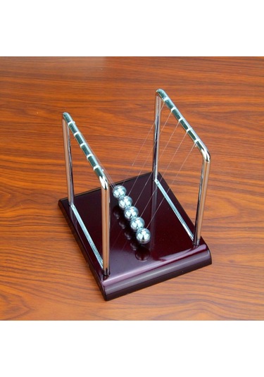 Shineyee Masaüstü Stres Azaltıcı Newton Topları, Metal Sanayi Kıvrımlı Sallayan Dekoratif Alet, Hediyelik Esya, Perakende Ve Toptan Satış