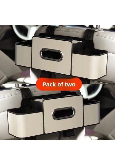 Xuweiwei Black 36lık Araç Kolduğu Organizeri Ve Mendil Kutusu Seti: Pratik Depolama Ve Dayanıklı Tüm Araç Modelleri İçin