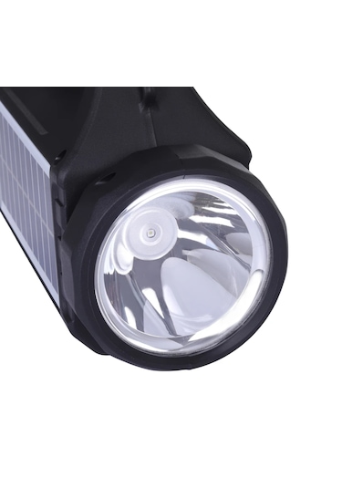 Kts 2031 Outdoor Bluetooth Hoparlör 5w Led Fener Işıklı Solar Panelli