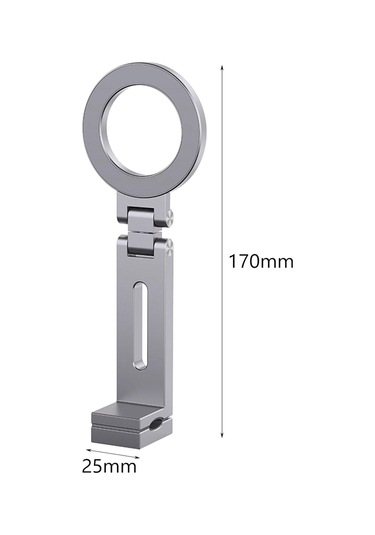 Suntek Manyetik Masaüstü Telefon Tutucu Braketi Gümüşi