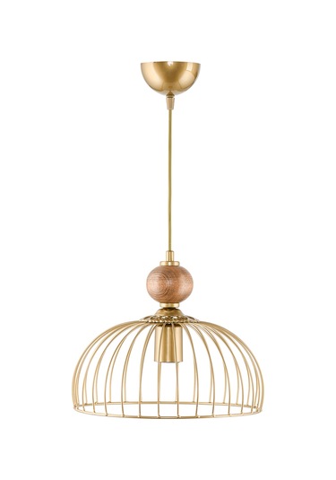 Dede Tekli Ahşaplı Cesta Sarkıt Avize Eskitme Eskitme Boya