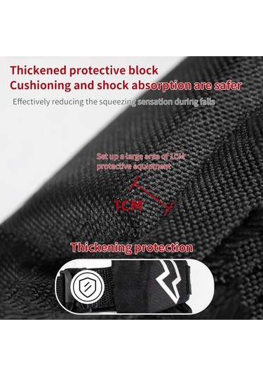 Pazly Ücretsiz Nefes Alabilir Reflektif Motosiklet Dizlik Ve Dirseklik Seti - Siyah/sarı