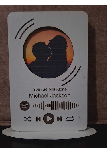 Lavanta Tasarım Spotify Barkodlu Kişiye Özel Çerçeve - 1