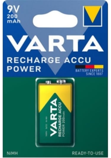 Varta 56722 Recharge Accu Power 9V 200 mAh Pil