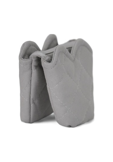 Crab Isıya Dayanıklı Kumaş Fırın Tutacağı Tutacak Modelleri Silikon Değil 1 Adet Tutacak Açık Gri