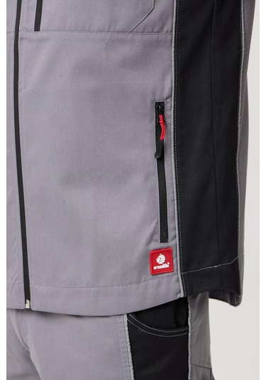 Yazlık İş Yeleği Polyester Gabardin Allium Outdoor Yelek Hafif Nefes Alabilir Fonksiyonel Cepli Gri-siyah Yazlık İş Yeleği Polyester Gabardin Allium Outdoor Yelek Hafif Nefes Alabilir Fonksiyonel Cepli Gri-siyah