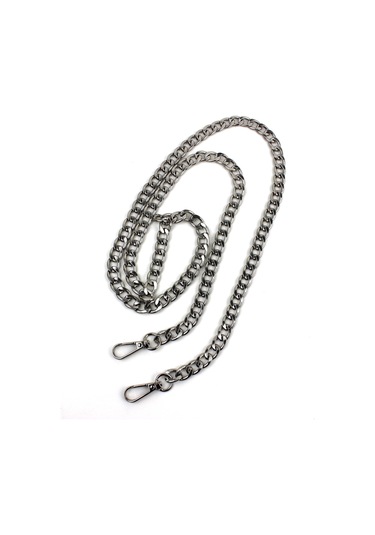 Gümüş Renk Çanta Zinciri Çapraz Çanta Omuz Zincir Askısı 125 Cm Gümüş