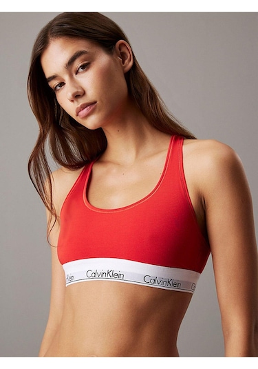 Calvin Klein Unlıned Bralette-7773 Molten