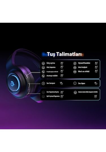 Heroad V200 Rgb 7.1 Kablolu Gaming Oyuncu Kulaklığı Siyah