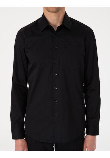 Pierre Cardin Erkek Siyah Gömlek Basic 50302972-vr046 Siyah