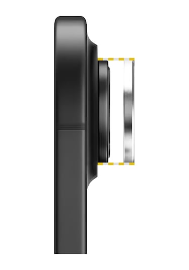 Buff Apple Uyumlu iPhone 17 Air Şeffaf Kamera Lens Koruyucu Şeffaf