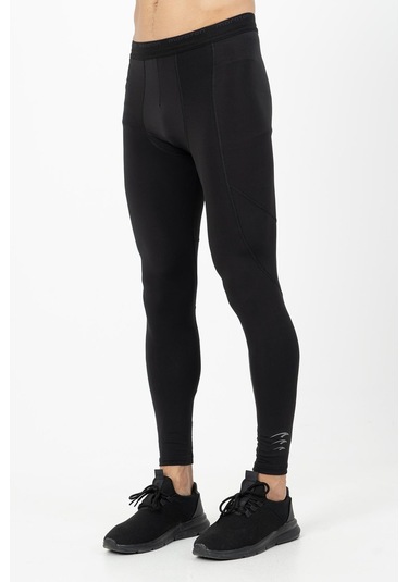 Maraton Active Slimfit Erkek Koşu Siyah Tayt 21966-siyah