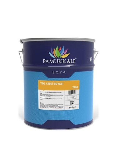 Pamukkale Yol Çizgi Boyası Solvent Bazlı 20 Kg Ral 7040 Gri