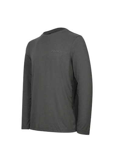 2as Vernon Erkek Uzun Kol Viloft T-shirt Antrasit 001
