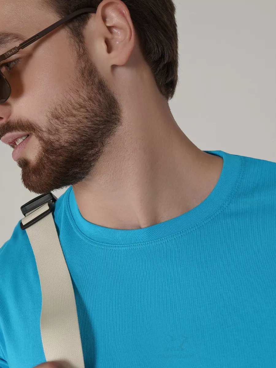 Lajkı-majkı Turkuaz Düz Kesimli Tişört 179379367 Turkuaz