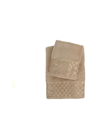 Bambu Soft Dama Desenliı Banyo Havlu Takımı 6 Renk