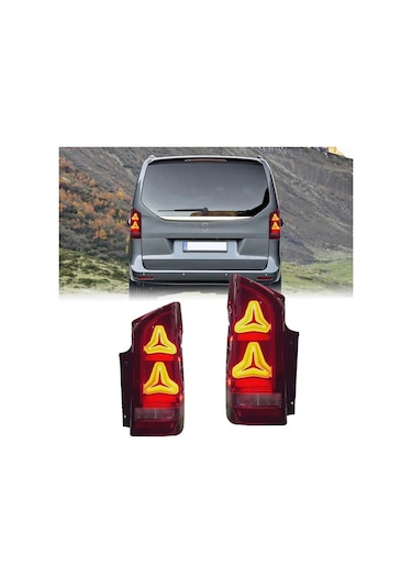 Autogp Mercedes Vito Stop Lambası Ledli Yıldız Dizayn W447 2016 / 2024