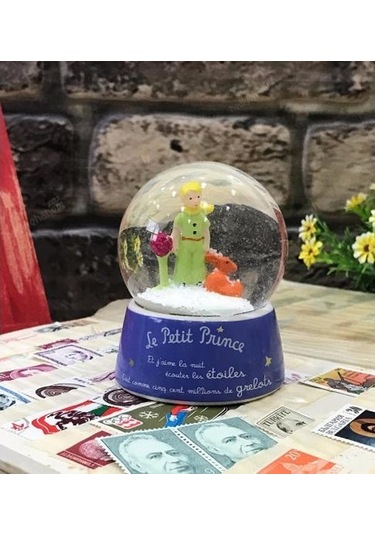 Le Petit Prince Işıklı Kar Küresi - Orta Boy