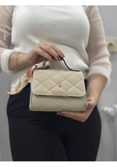 Biçomi Bej Cilt Zoje Çanta Bej