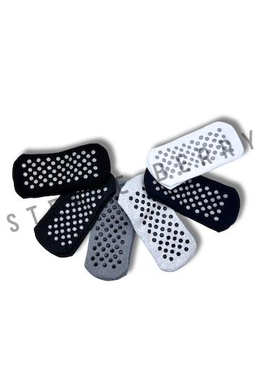 6'lı Erkek Pilates Yoga Çorabı Çok Renkli