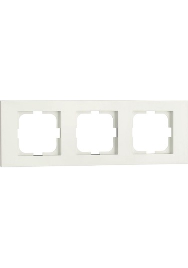 20 Adet Ovivo Grano Beyaz Üçlü Çerçeve