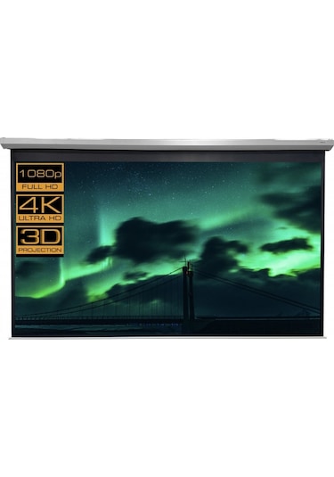 Reflecta Crystalline Motorlu 4k Perde 400x270 390x220 Cm 16:9 45 Cm Bordür