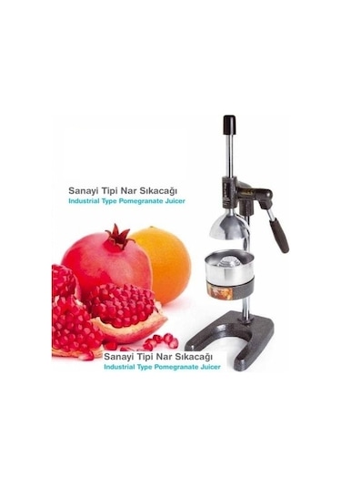 Özlem Sanayi Tipi Meyve Presi Kollu Portakal Nar Sıkma Makinesi