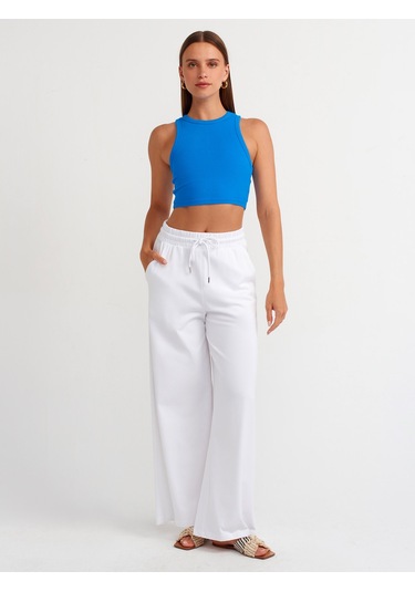 Dilvin Efektli Crop Top Saks